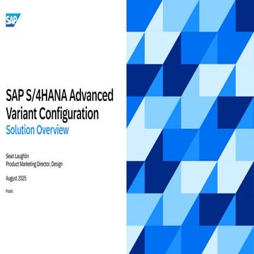 SAP_Advanced_Variant_Configuration of Sales and Distribution in SAP ...