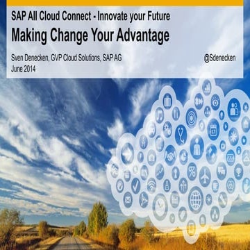 SAP all cloud connect - innovate your future making change your advantage