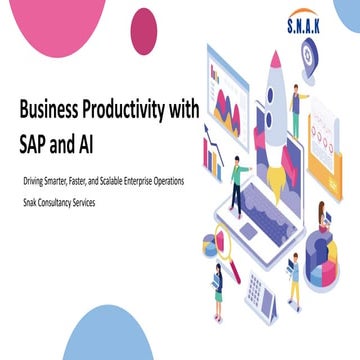 Boosting Business Productivity with SAP & AI | Snak Consultancy | PDF - Boosting Business Productivity With Data Management