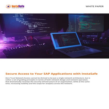 SAP Application Access with Instasafe Zero Trust