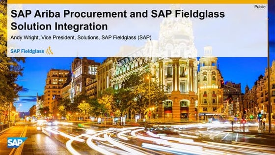 SAP Ariba Procurement and SAP Fieldglass Solution Integration