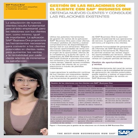 Sap b1 crm