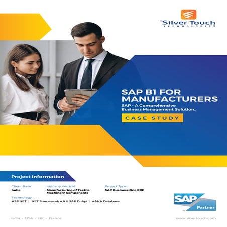 Sap b1 for manufactures   Case Study