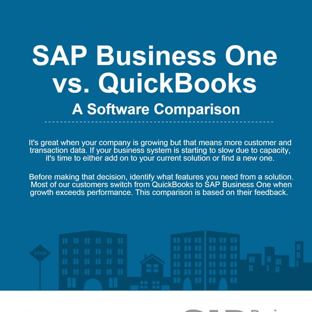 SAP Business One vs. Quickbooks PDF
