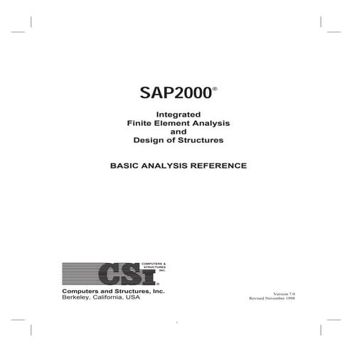 Sap2000 basic