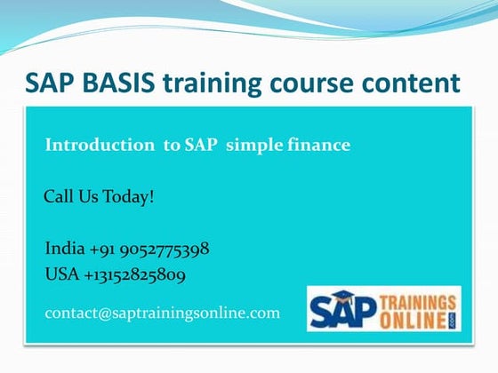 SAP BASIS TRAINING VIDEO TUTORIAL | PDF