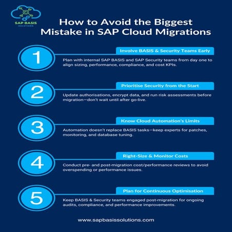 How to Avoid the Biggest Mistake in SAP Cloud Migrations | PDF