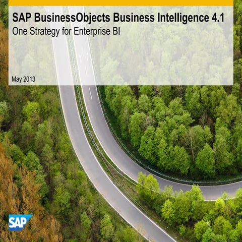 What’s new in SAP BusinessObject BI 4.1? (part1)