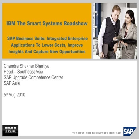 Sap Busines Suite At IBM event