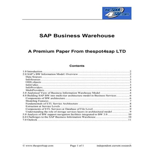 Sap business warehouse_v1