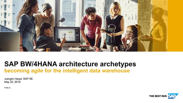 Sap bw4 hana architecture archetypes
