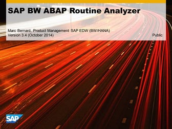 Sap bw abap_analyzer_v3_4_ppt