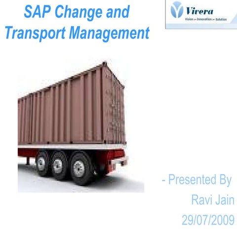 Sap Change And Transport Management