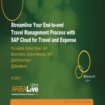 SAP Cloud for Travel & Expense -- Ariba LIVE Rome