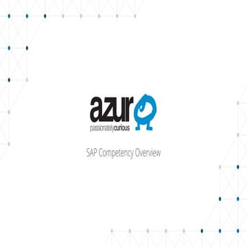 SAP Competency Overview at Azur