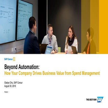 Beyond Automation: How Your Company Drives Business Value from Spend Management