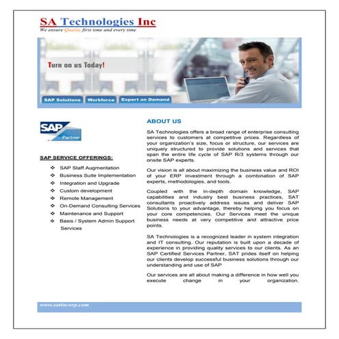 SAP Consulting Practice