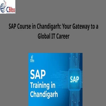 SAP Course in Chandigarh Your Gateway to a Global IT Career.pptx