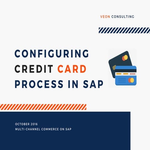 Configuring Credit Card Process in SAP