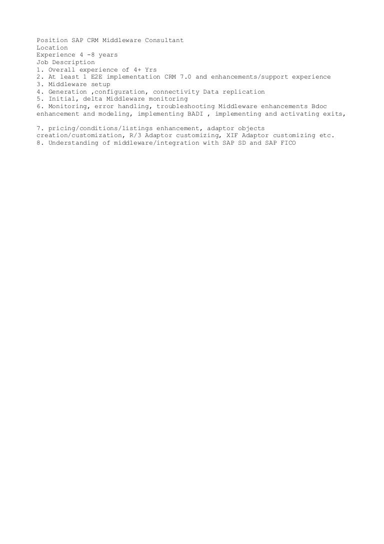 crm job description