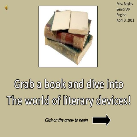 Literary Devices Slideshow