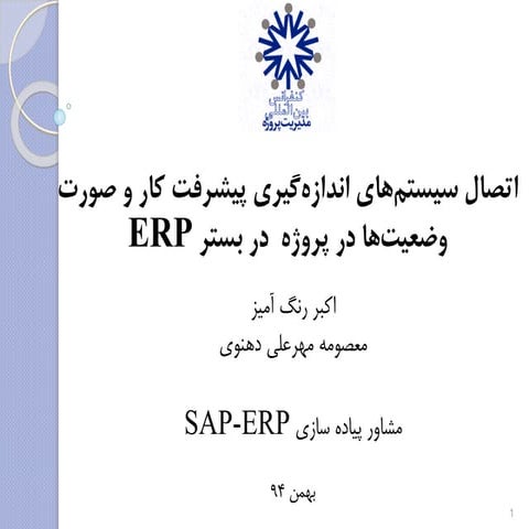 SAP ERP iran-project system