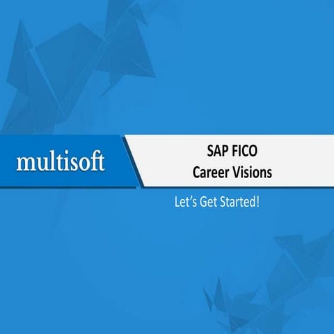 Sap fico career visions