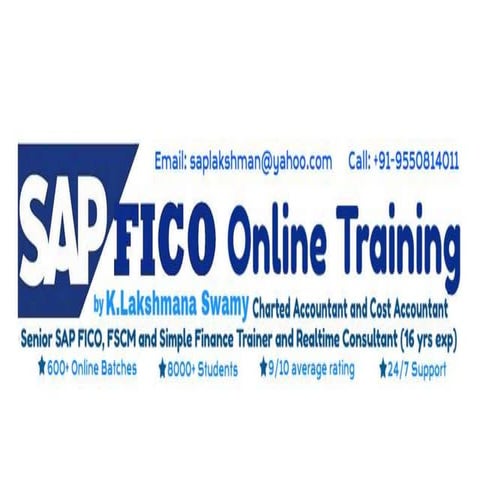 SAP FICO Online Training- Syllabus 