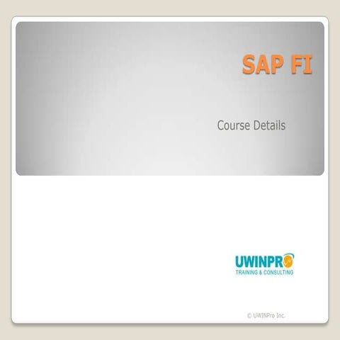 SAP FI - Course