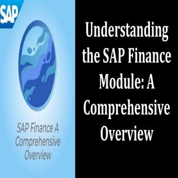 This comprehensive overview of SAP FICO.