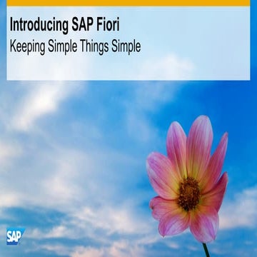 Sap fiori adv