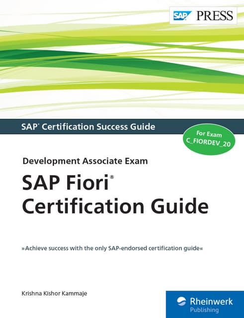 SAP Fiori Certification Guide SAP Certif pdf SAP Fiori Certification Guide SAP Certif pdf