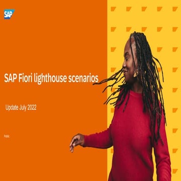 SAP Fiori lighthouse 2023 immediate business benefit