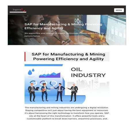 SAP for Manufacturing & Mining Powering Efficiency and Agility.pdf
