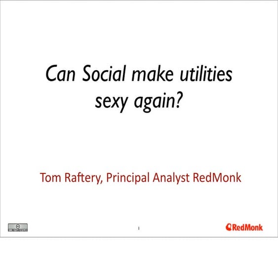 Can Social Media make Utilities sexy again?