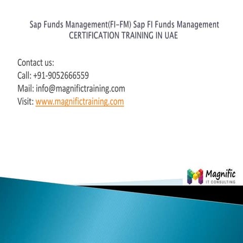 Sap funds management(fi fm) /sap fi funds management certification training i...