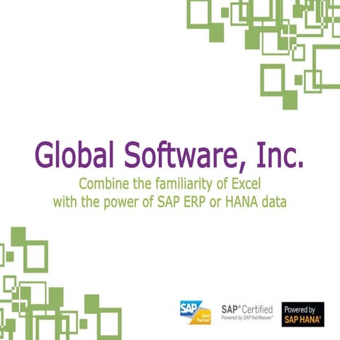 Excel-based SAP Reporting: Maximum potential, maximum efficiency