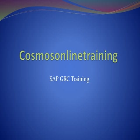 SAP GRC Training