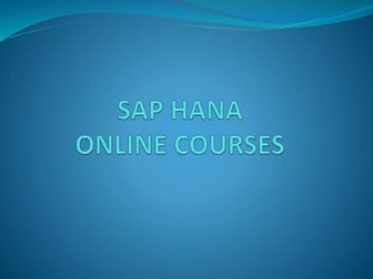 Sap hana
