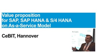 Sap hana as a service value propositionslideshare 