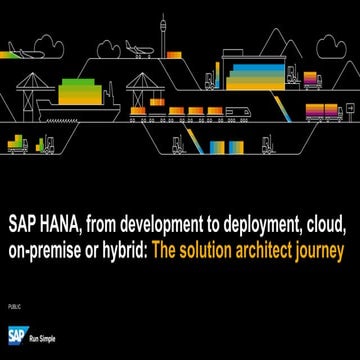 Development to Deployment with SAP HANA