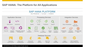 SAP HANA Platform 