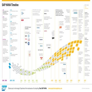 SAP HANA Timeline