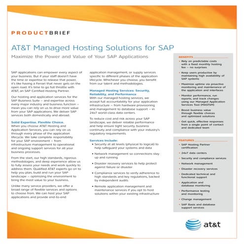 SAP Hosting