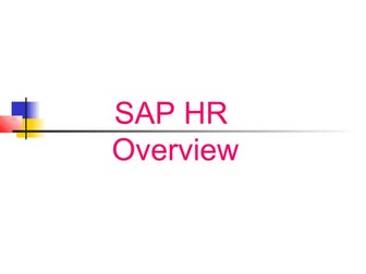 SAP HR - PPT