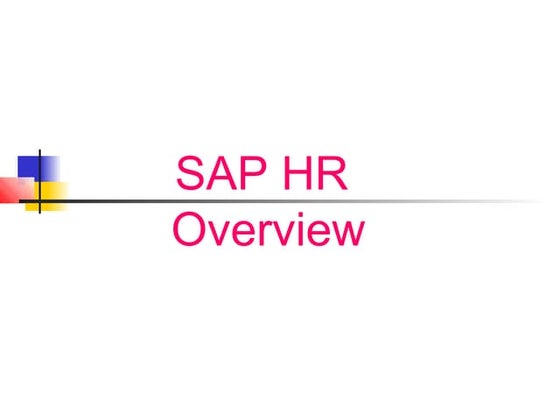 SAP HR - PPT
