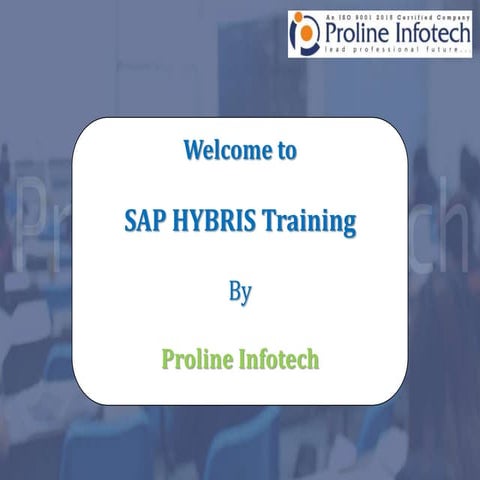 Sap hybris training | PPTX