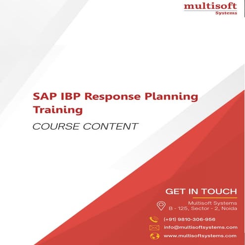 SAP IBP Response Planning Training - MS PPT.pdf