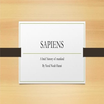 Sapiens ppt