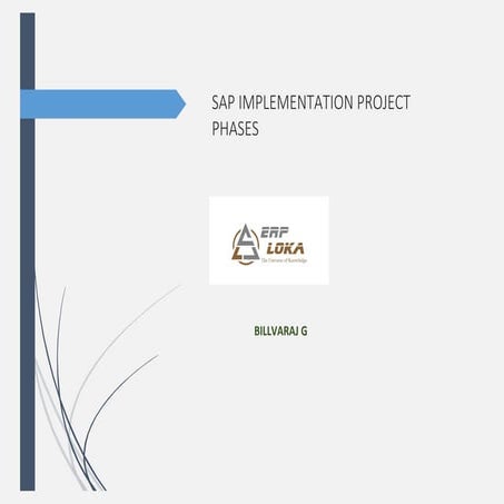 sap fico implementation project phase pd